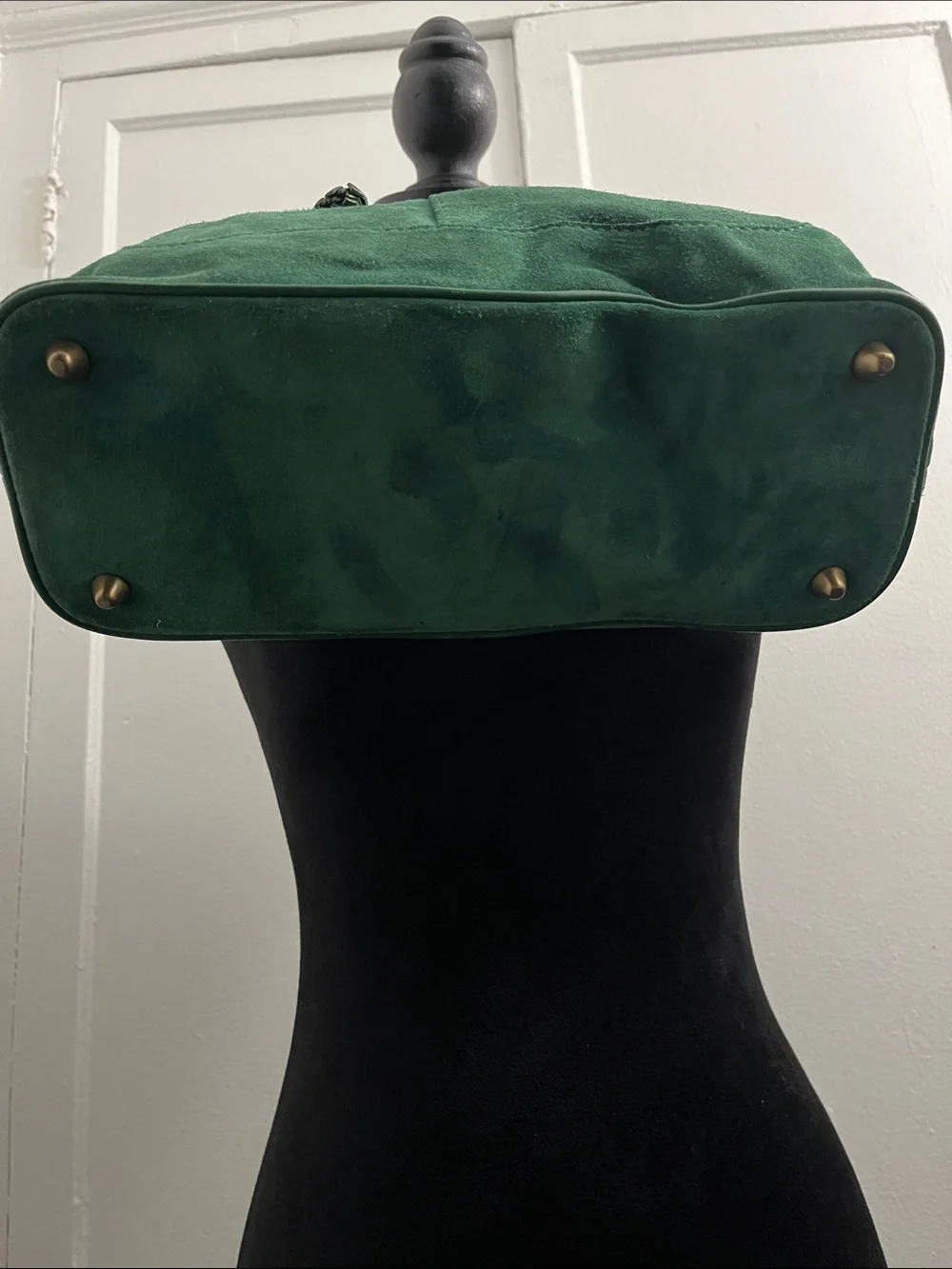 Vintage Coach Hamptons Suede Tassel Satchel Bag
